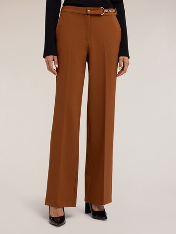 MOTIVI Wide leg Pants in Brown: front