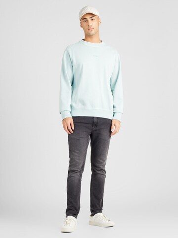 BOSS Sweatshirt 'Wefade' in Blau