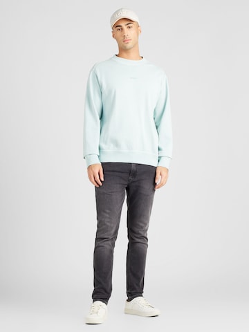 BOSS Orange Sweatshirt 'Wefade' in Blau