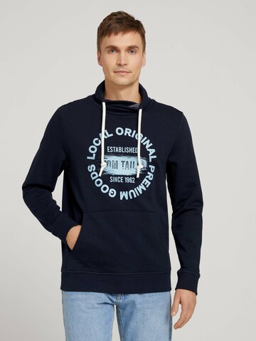 TOM TAILOR Sweatshirt in Blau: predná strana