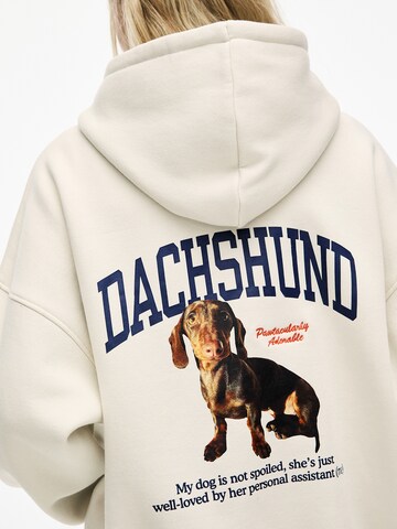 Pull&Bear Sweatshirt in Beige