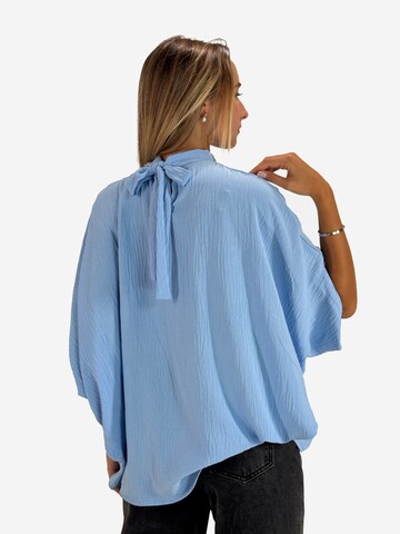 Chemisier Elara en bleu