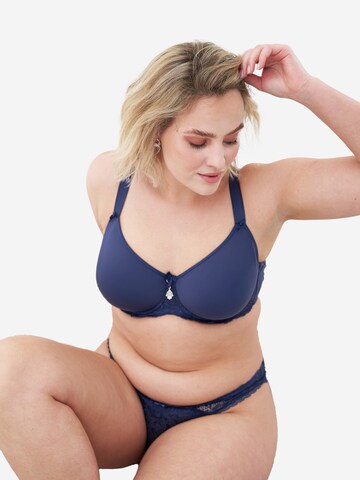 Col haut Soutien-gorge 'Yara' SugarShape en bleu