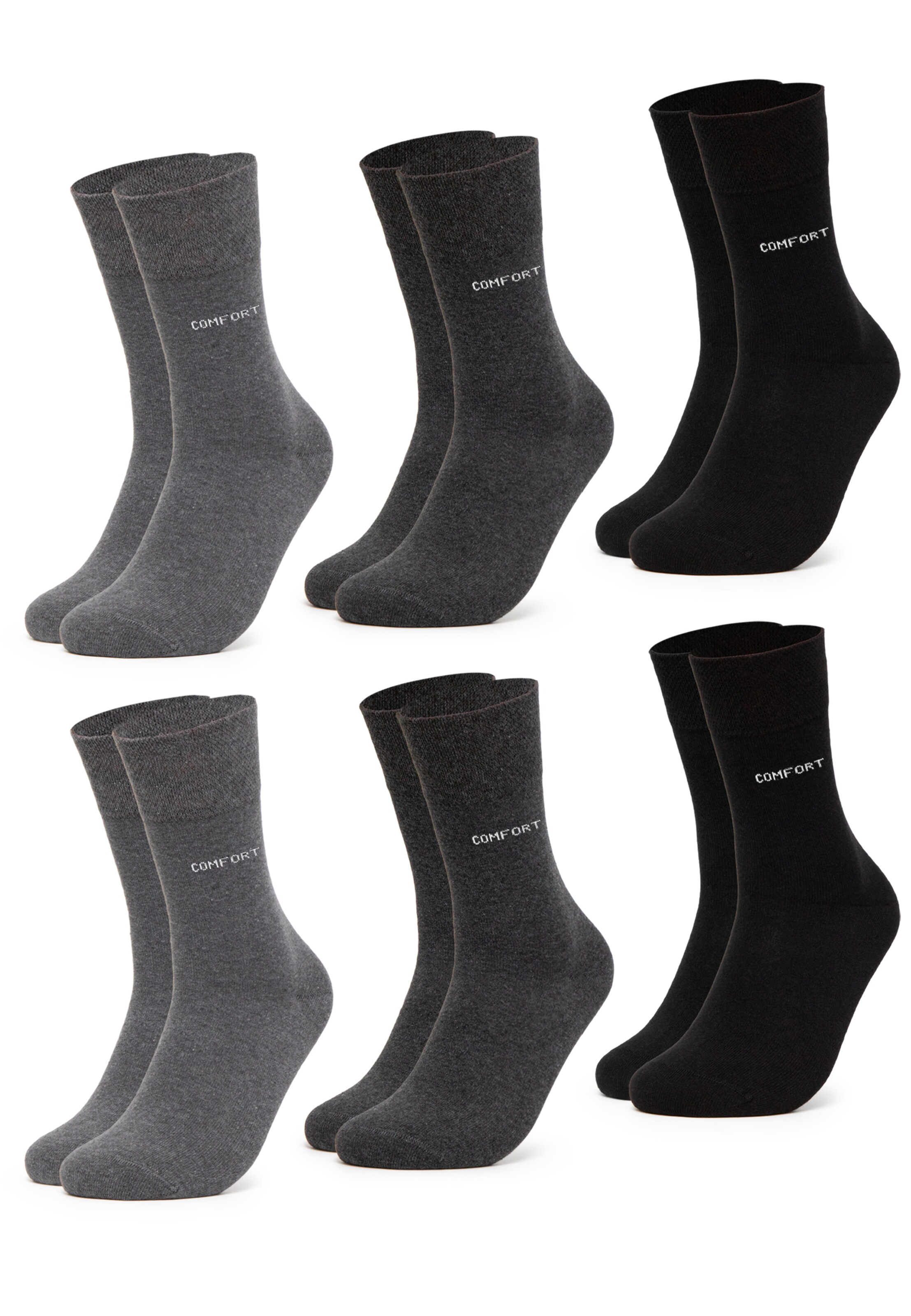 Occulto - Calcetines 'Komfort Gabi' en gris: frente