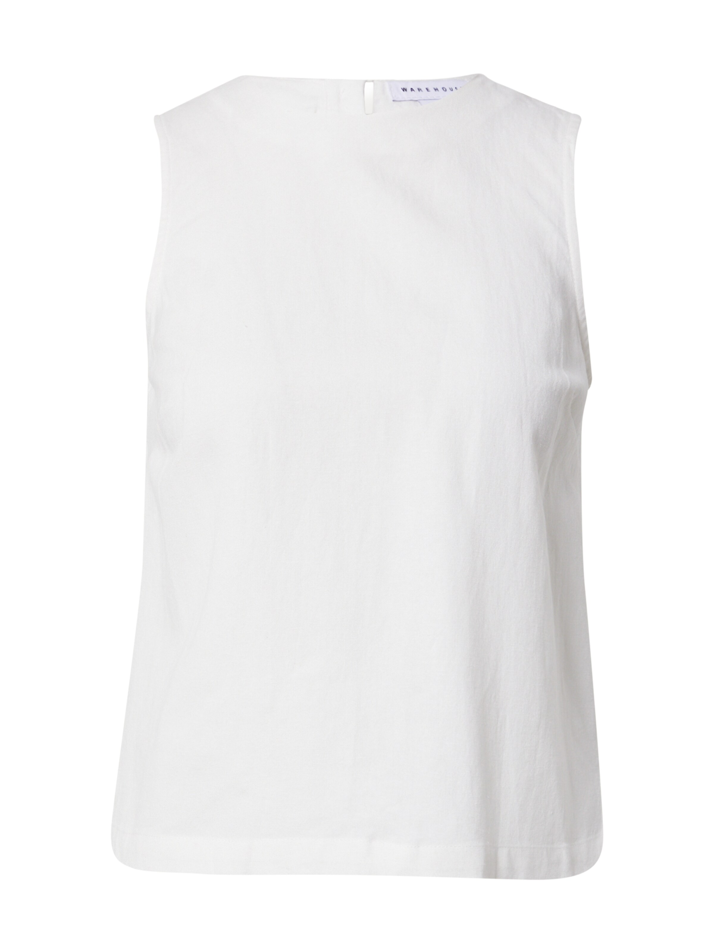 Warehouse Топ в Белый: спереди