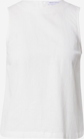 Warehouse Top in White: front