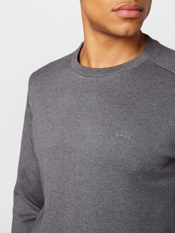 Sweat-shirt 'Salbo' BOSS en gris