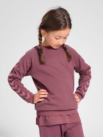 Hummel Sportief sweatshirt in Roze: voorkant