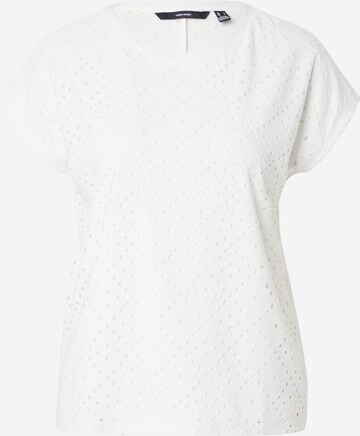 VERO MODA Shirt 'TASSA' in White: front