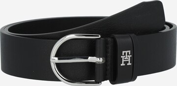 TOMMY HILFIGER Belt 'Timeless' in Black: front