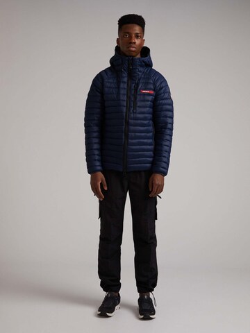 Veste outdoor ' SATEL1TE Kapuzen-Daunenjacke 2.0 ' JACK1T en bleu
