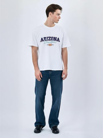 Haut ' T-shirts ' TEESHOPPEN en blanc : devant