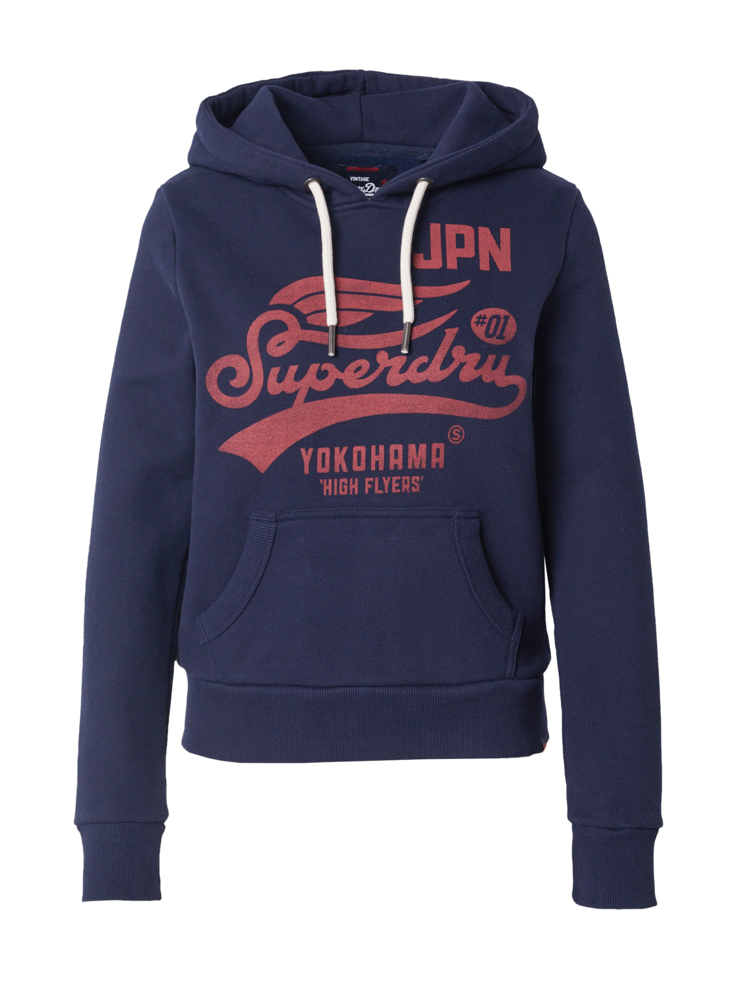 Felpa 'HIGH FLYERS' di Superdry in blu: frontale