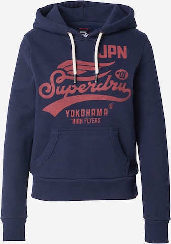 Superdry - Sudadera 'HIGH FLYERS' en azul: frente