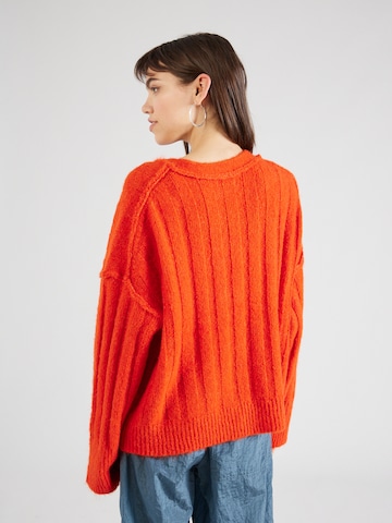 TOPSHOP Strickjacke in Orange