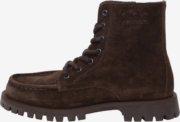 Copenhagen Studios Schnürstiefelette '849' in Braun: Vorderseite