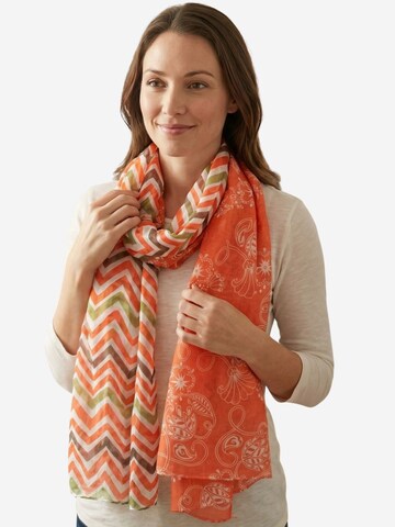 Sunsa Scarf 'Sunsa' in Orange: front