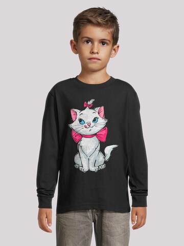 F4NT4STIC Shirt 'Disney Aristocats Aristocats Pure Cute' in Zwart: voorkant