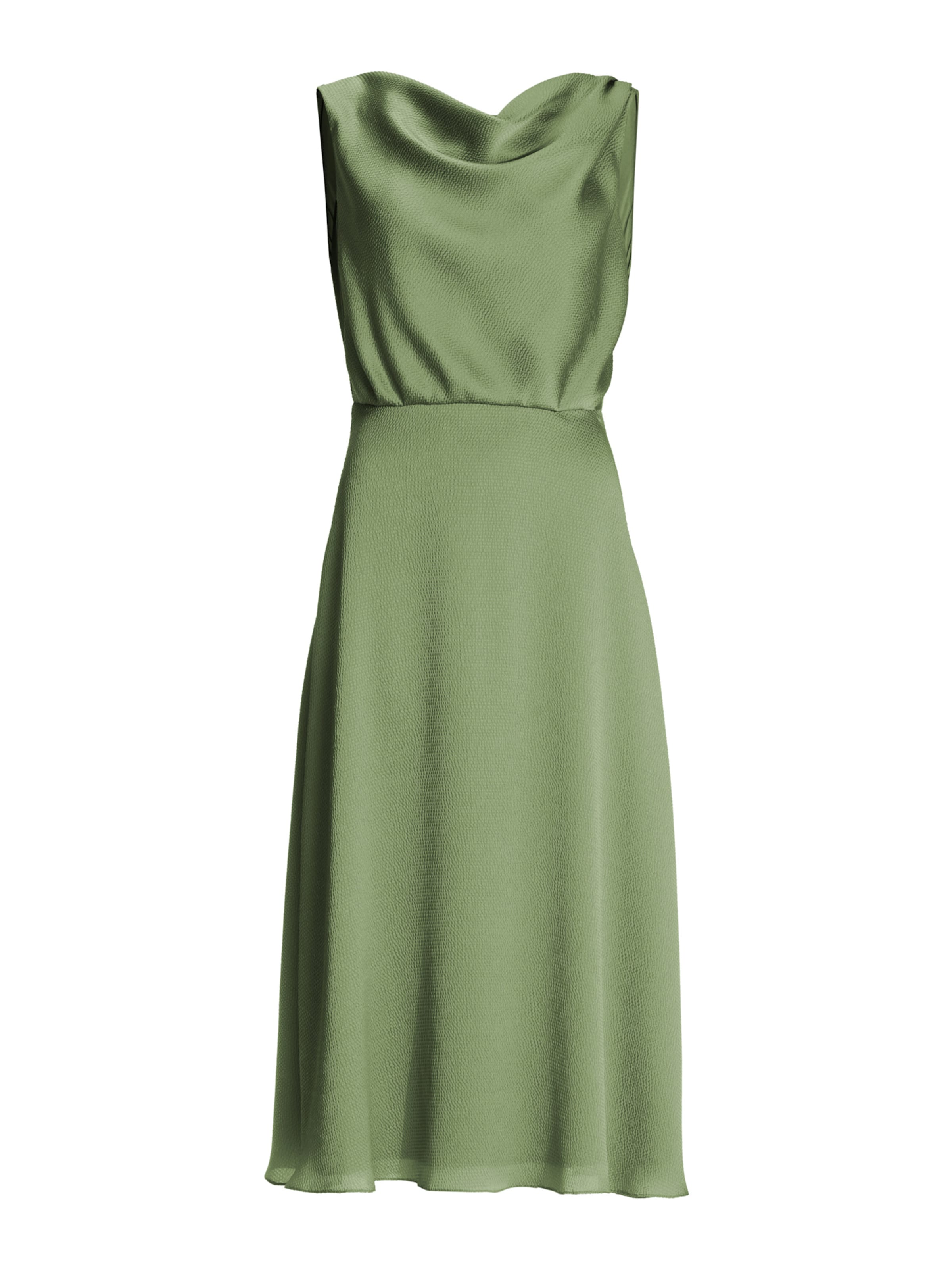 Robe de cocktail SWING en vert : devant
