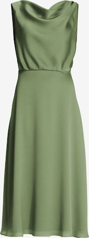Robe de cocktail SWING en vert : devant