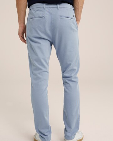 WE Fashion - Slimfit Pantalón chino en azul