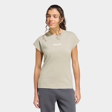 ADIDAS SPORTSWEAR Funktionsshirt 'Essentials' in Beige: Vorderseite