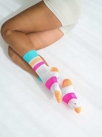 INCYLENCE Athletic Socks 'TRACKS' in Blue
