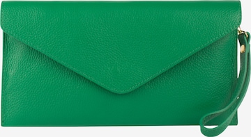 faina Clutch in Green: front