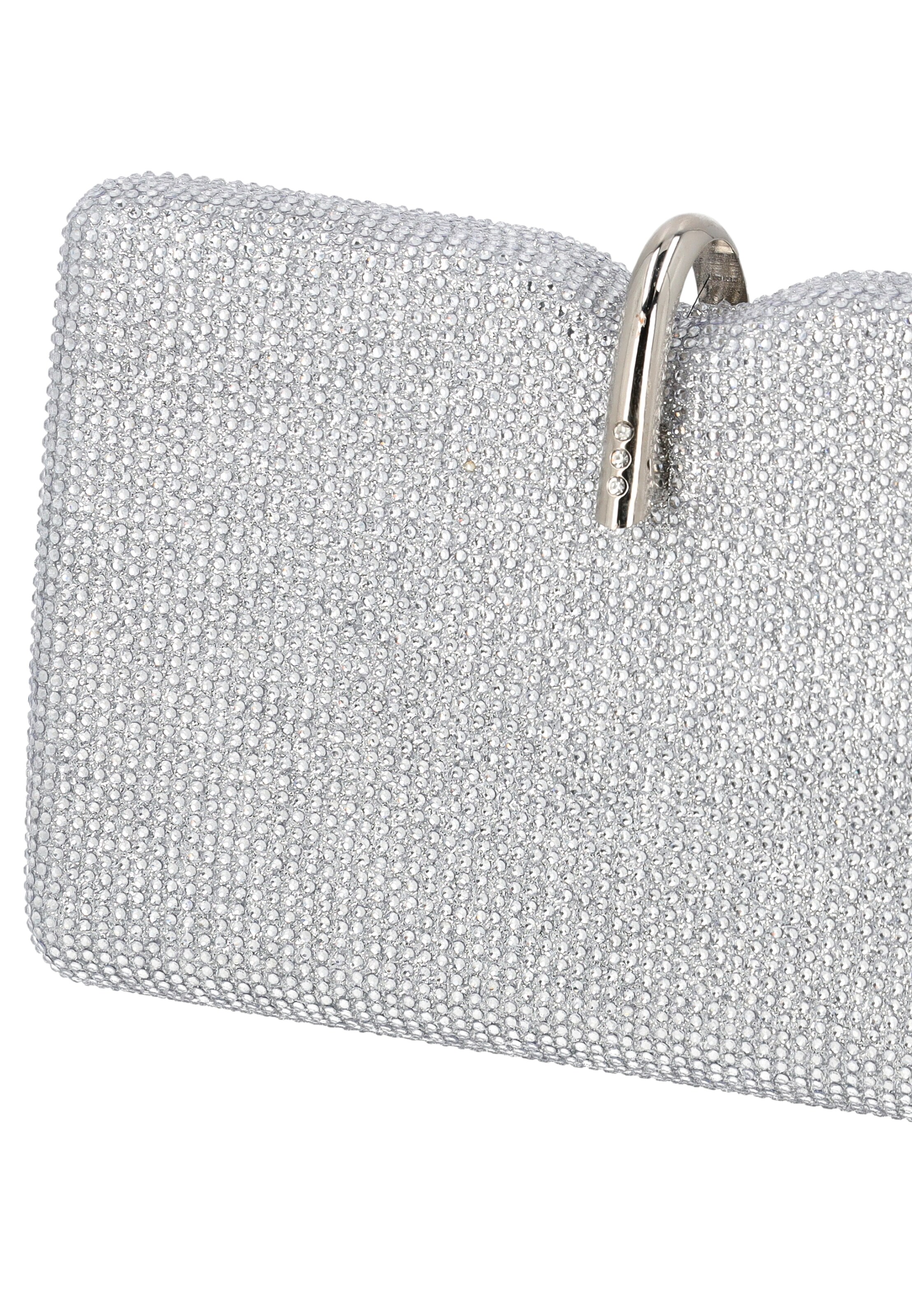 usha BLACK LABEL Clutch in Silver