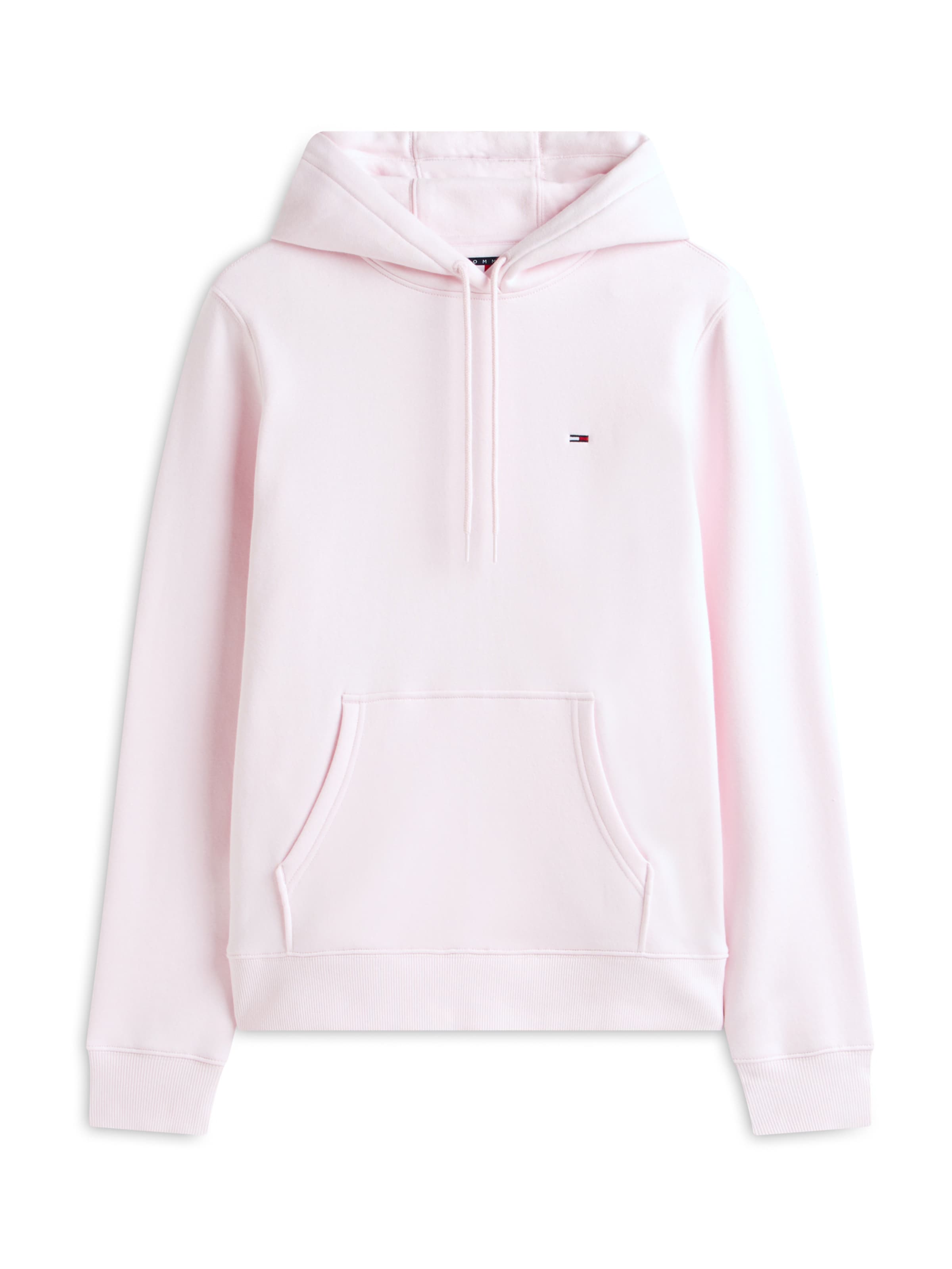 rozā Tommy Jeans Sportisks džemperis: no priekšpuses