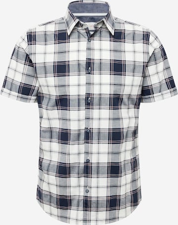 s.Oliver Slim Fit Hemd in Blau: Vorderseite