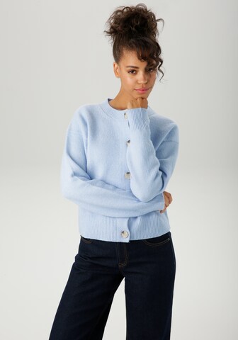 Aniston CASUAL Strickjacke in Blau