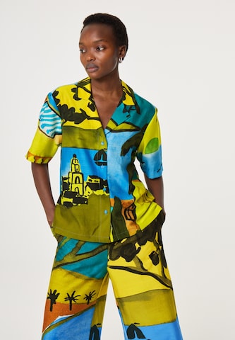 Fabienne Chapot Blouse in Gemengde kleuren: voorkant