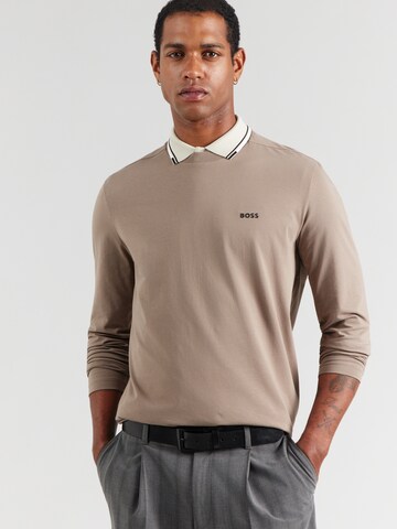 Maglietta di BOSS in verde: frontale