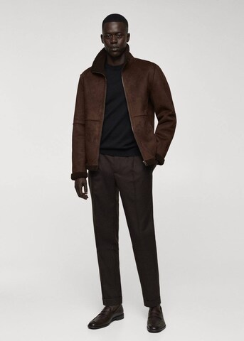 MANGO MAN Between-Season Jacket 'Max' in Brown