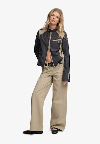 Veste mi-saison 'Bench x Superdry & Co' BENCH en gris : devant