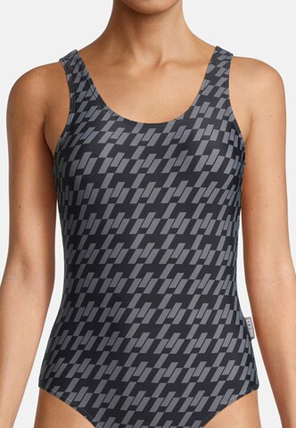 BECO the world of aquasports Bralette Swimsuit 'Pepita' in Black