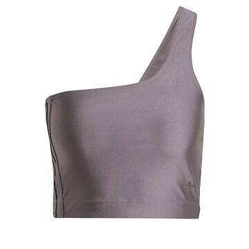 ADIDAS ORIGINALSSportski top 'FASHION CUT-OUT SPANDEX CROP' - siva boja: prednji dio