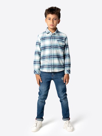 Solang Regular fit Overhemd in Groen: voorkant