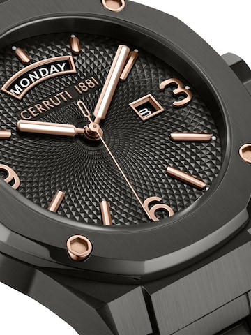 CERRUTI 1881 Analoog horloge 'Date watch Razzuolo' in Grijs