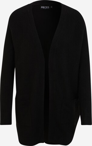 Cardigan 'Perla' PIECES en noir : devant