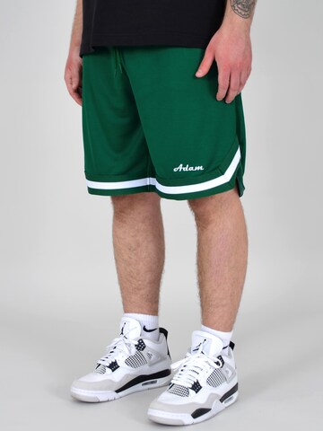 Adam Loosefit Sporthose 'Sweatshorts Basketball Shorts'‌‌‌‌‌‌‌‌‌ in Grün