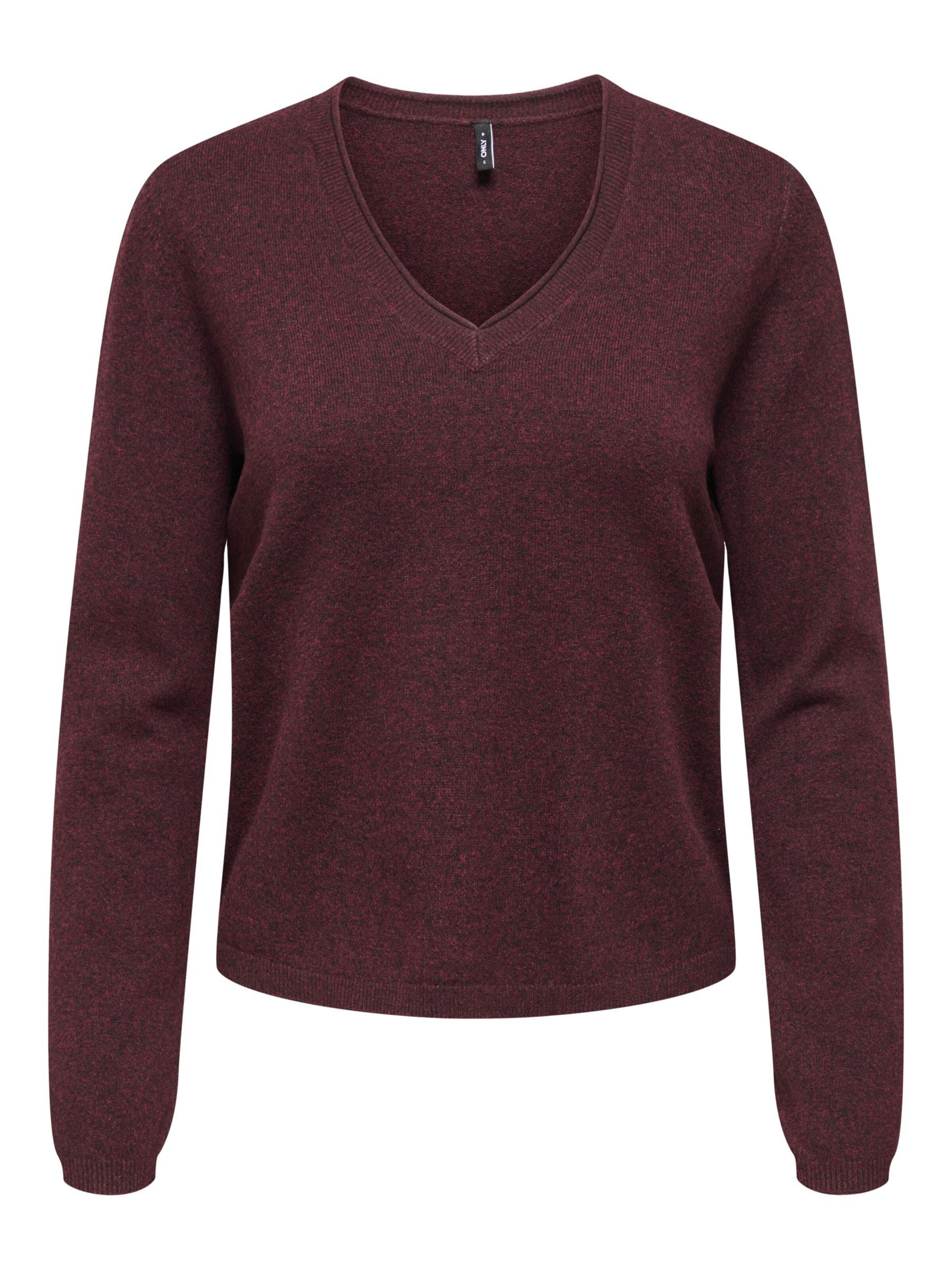 Pull-over 'ONLLoyal' ONLY en violet : devant