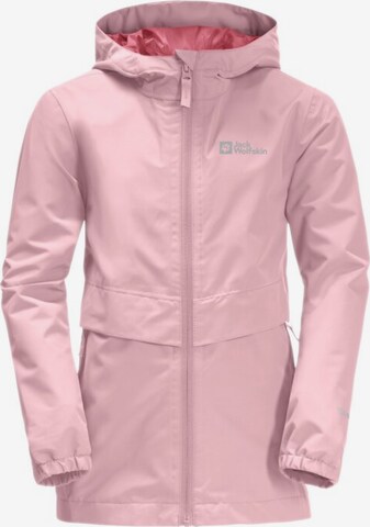 JACK WOLFSKIN Outdoor jacket 'Malima' in Pink: front