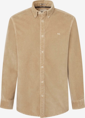 Coupe regular T-Shirt 'MILLER' Pepe Jeans en beige : devant