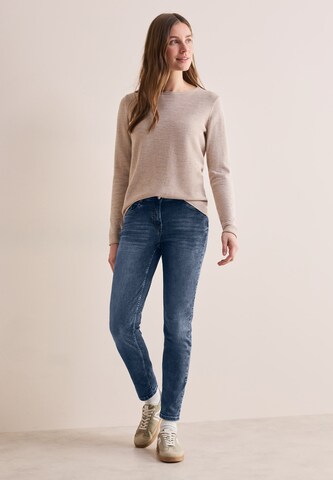 CECIL Slimfit Jeans i blå