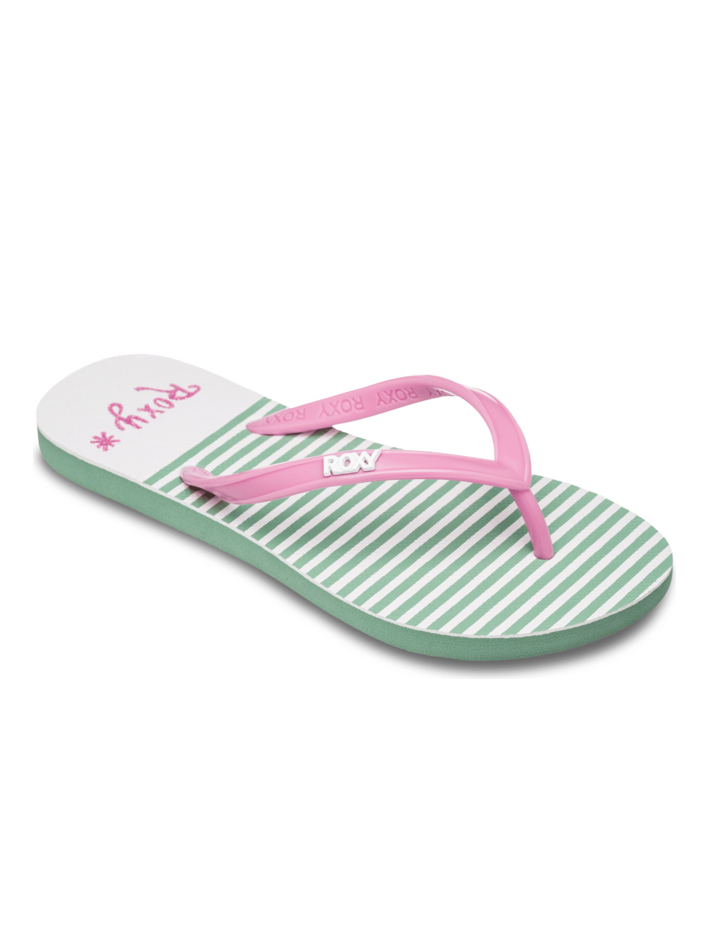 ROXY Sandals 'Rg Viva Stamp LI' in Pink: front