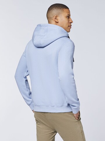 CHIEMSEE Zip-Up Hoodie in Blue