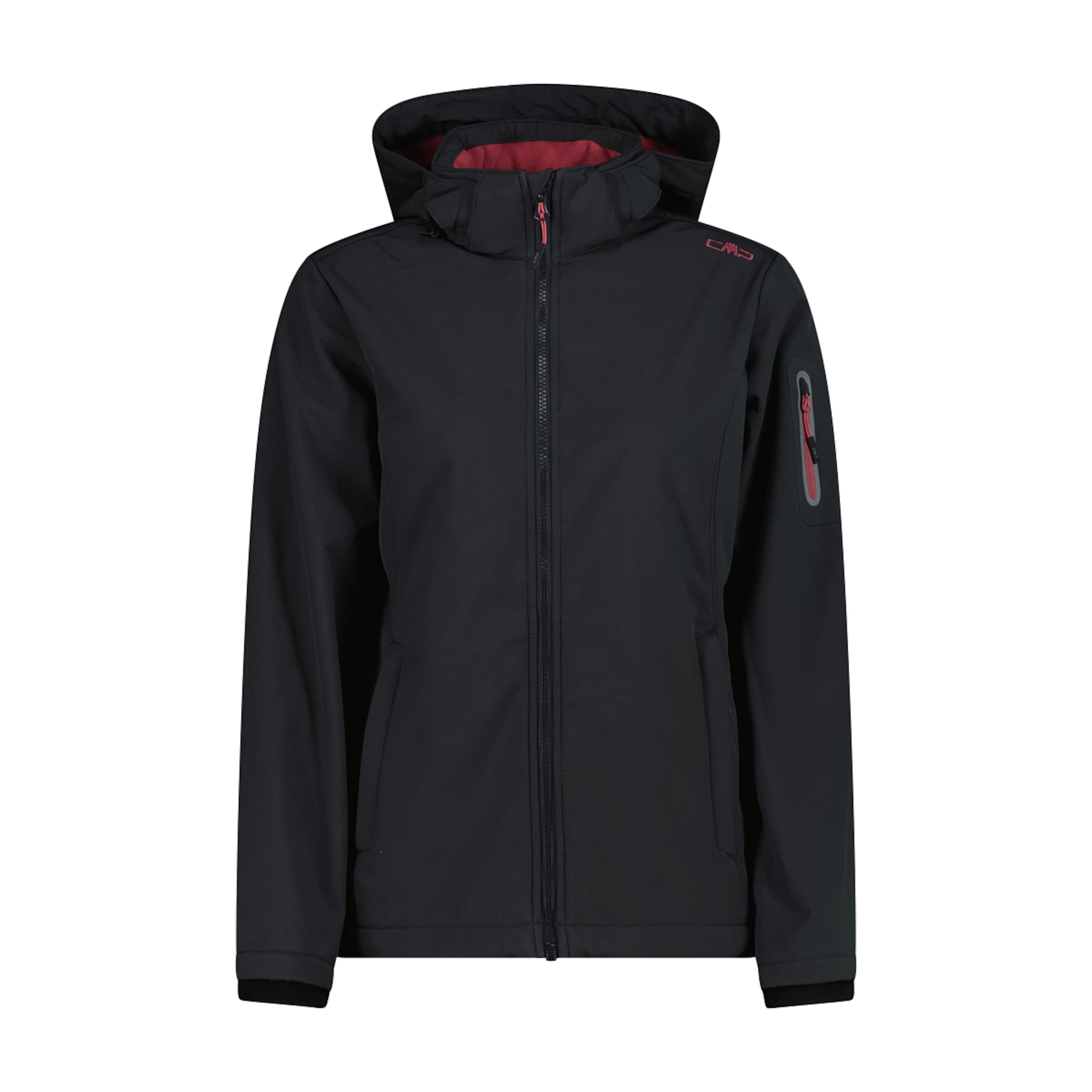 CMP Outdoorjacke in Schwarz: Vorderseite