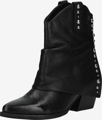 Bottines LAZAMANI en noir : devant